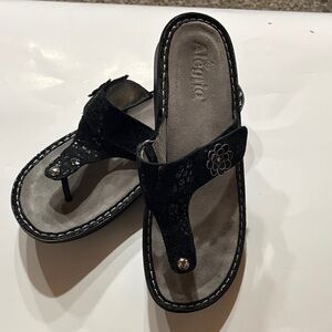 Alegria Black Women's Sandals